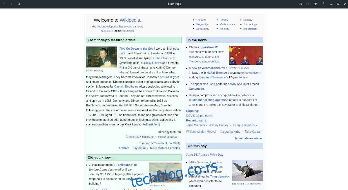 прочитајте Википедију Линук десктоп